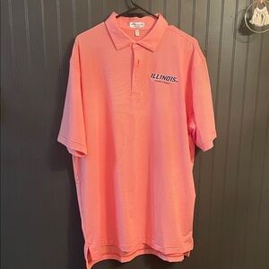 Peter Millar Pink Polo Shirt